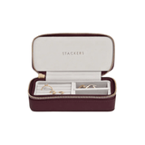 Schmuckschatulle zum Reisen | Dunkelrot