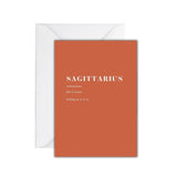 Grußkarte Sternzeichen