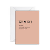 Grußkarte Sternzeichen