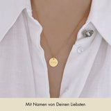 Personalisierter Gravur Anhänger Echtgold | Name