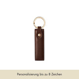 Schlüsselanhänger Classic | Braun & Gold - Individueller Schlüsselanhänger aus Leder - Braun & Gold | MERSOR