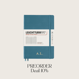 Notizbuch A5 Hardcover | Stone Blue – Vorbestellung