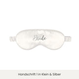Schlafmaske mit Personalisierung | Ivory