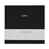 Schwarzes Gästebuch mit Namen | MERSOR