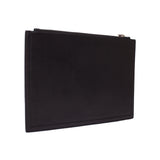 Große Ledertasche mit kostenloser Personalisierung - Schwarz & Silber | MERSOR