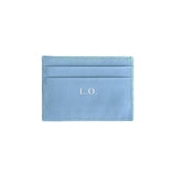 Hellblauer, personalisierter Kartenhalter | MERSOR