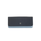 Cosmetic Bag Grained Leather | Dark Red & Gold