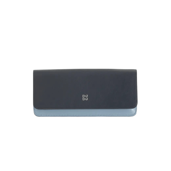 Cosmetic Bag Grained Leather | Dark Red & Gold