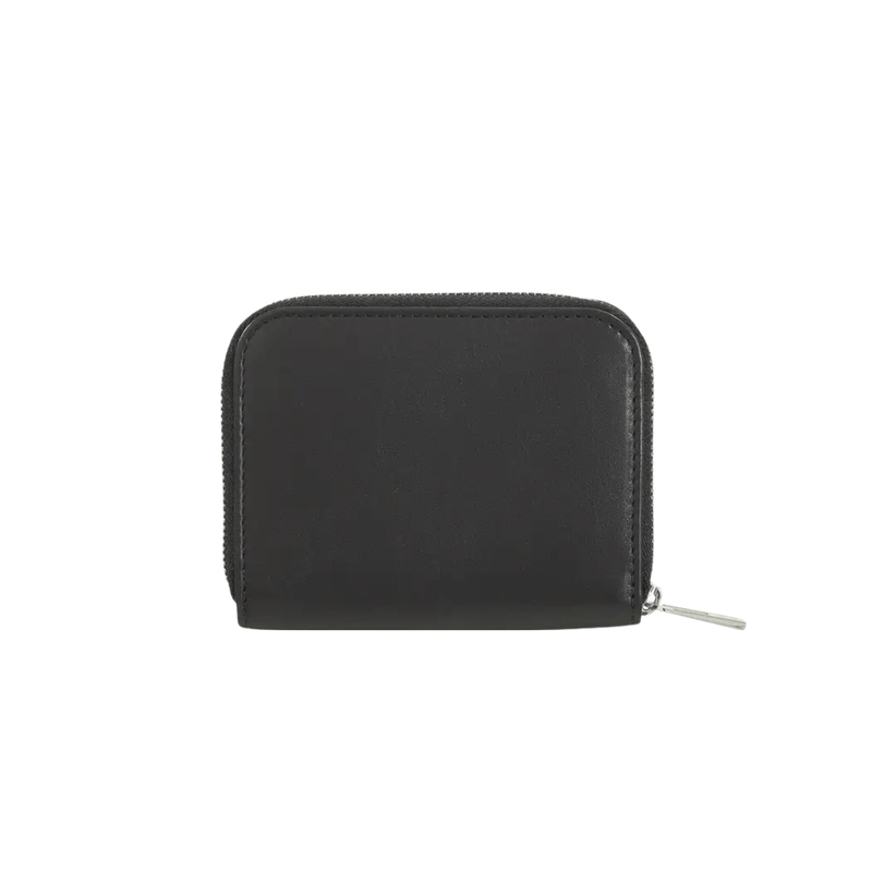 Cosmetic Bag Grained Leather | Dark Red & Gold