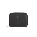 Cosmetic Bag Grained Leather | Dark Red & Gold