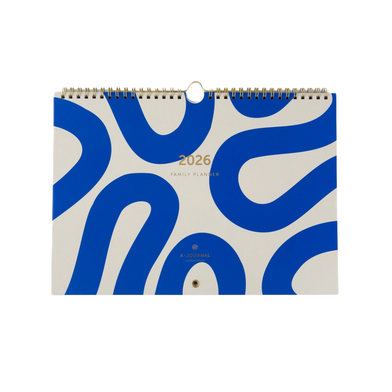 Familien Kalender 2026 | Flow Blue