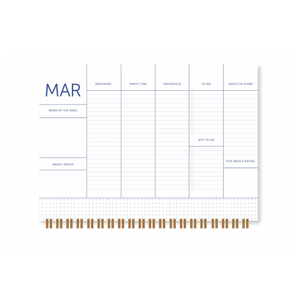 Familien Kalender 2026 | Flow Blue