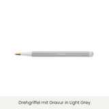 Drehgriffel mit Gravur