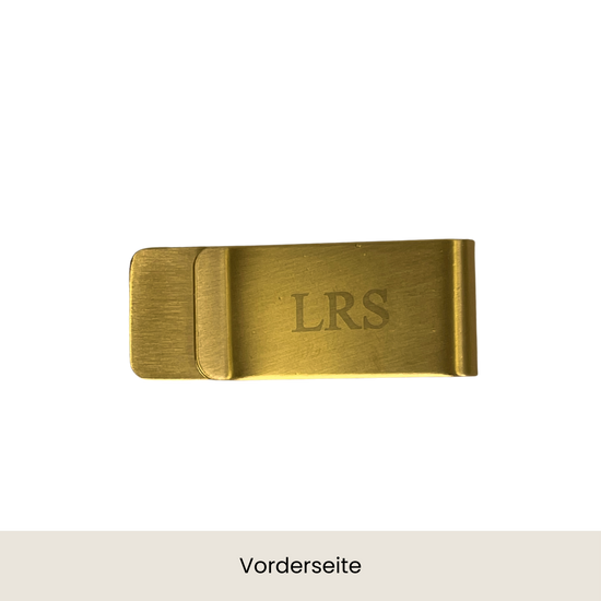 Messing Geldscheinklammer | Gold