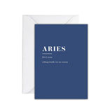 Grußkarte Sternzeichen