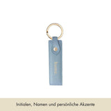 Keycharm Classic | Ice Blue & Gold