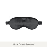 Schlafmaske mit Personalisierung | Schwarz
