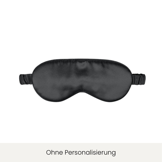 Schlafmaske mit Personalisierung | Schwarz