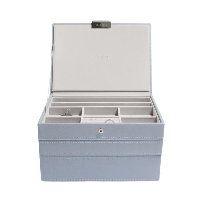 Schmuckbox Eisblau Stackers