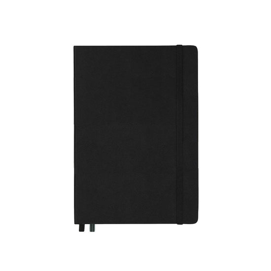 Weekly Calendar 2024 & Notebook A5 lined | Black