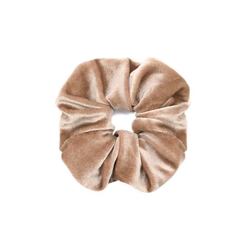 Scrunchie Velvet | Sand Stone