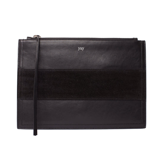 Big Pouch | Black & Silver